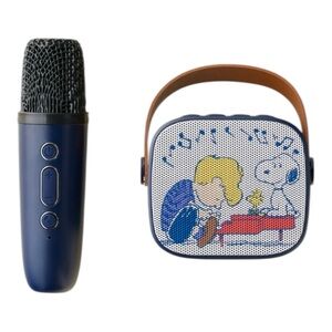 Peanuts Wireless Speaker & Karaoke Microphone Set
